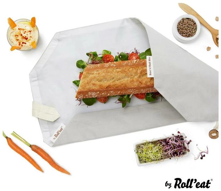 Actual product image Roll'Eat Lunch Bag BocnRoll BIO Grey