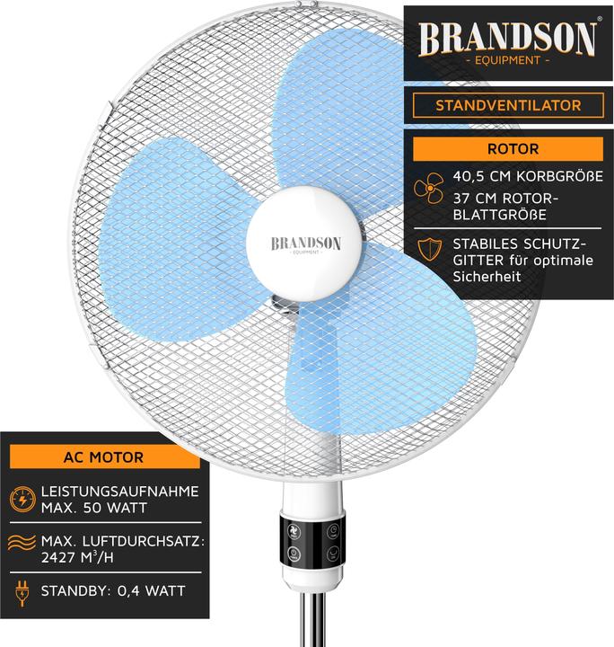 Produktbild Brandson Standventilator (45 dB)