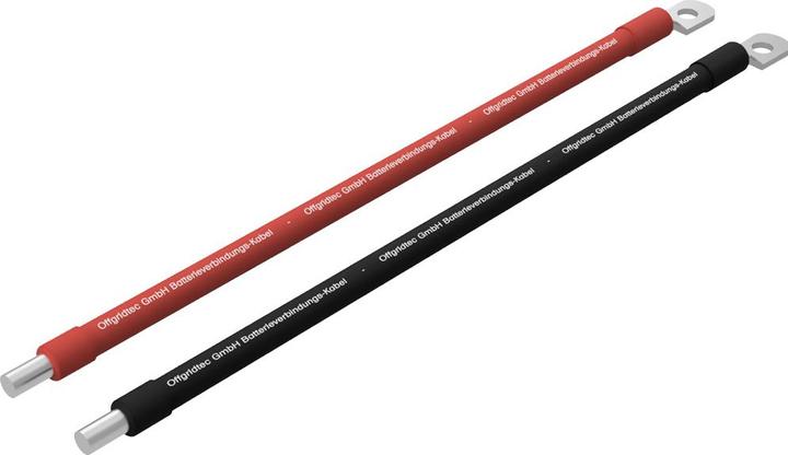 Actual product image Offgridtec ® 2m battery cable 35mm² M8 terminal to screw terminal connection