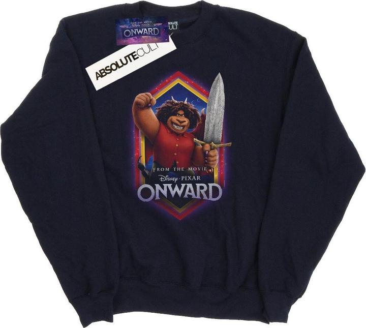 Actual product image Disney Womens/Ladies Onward Corey Manticore Crest Sweatshirt (XXL)