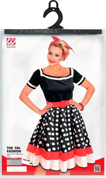 Immagine prodotto Widmann 50er JAHRE MODE (Kleid mit Petticoat, Gürtel), XL (XL)