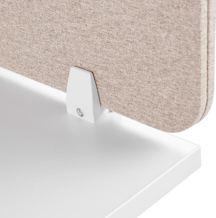 Actual product image Beliani Desk divider beige 80 x 40 cm WALLY