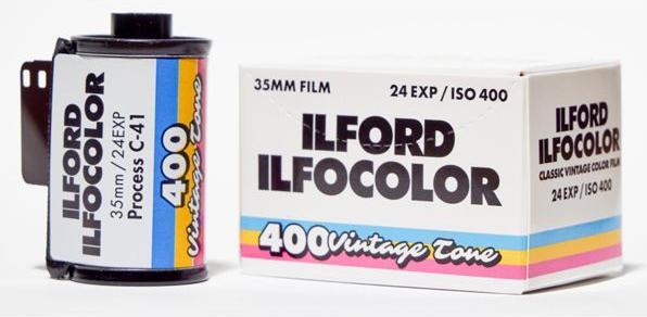 Actual product image Ilford Ilfocolor 400 135/236 vintage tone