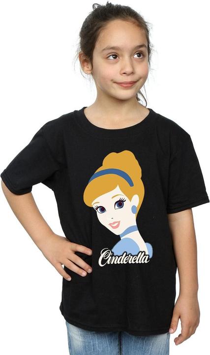 Actual product image Cinderella Girls Silhouette Cotton T-Shirt (128)