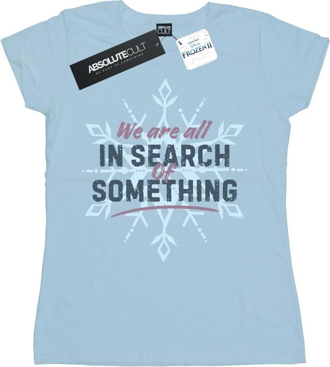 Actual product image Disney Womens/Ladies Frozen 2 All In Search Of Something Cotton T-Shirt (S)