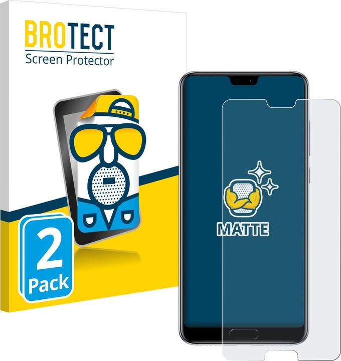 Produktbild BROTECT Entspiegelungs-Schutzfolie Displayschutz Matt (2 Stück, Huawei P20 Pro)