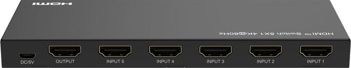Actual product image MicroConnect 4K@60Hz HDMI Switch 5x1, HDCP