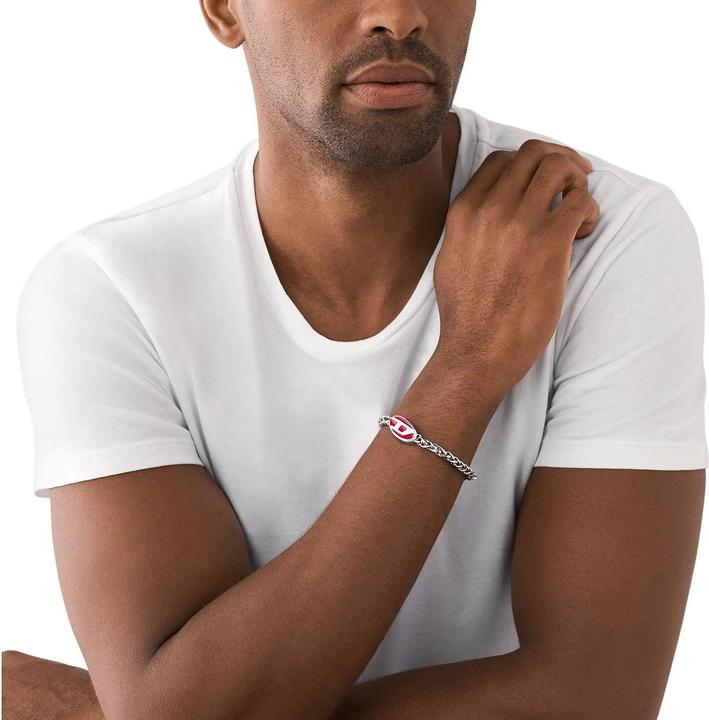 Image du produit Diesel Bracelet en acier (16.50 cm, Acier inoxydable)