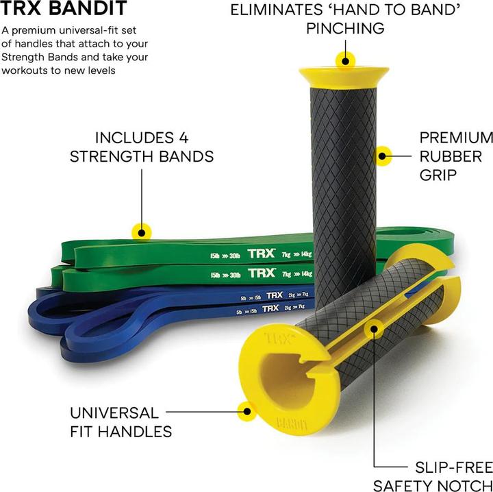 Produktbild TRX Bandit Set (0.64 m, Mittel, Leicht)
