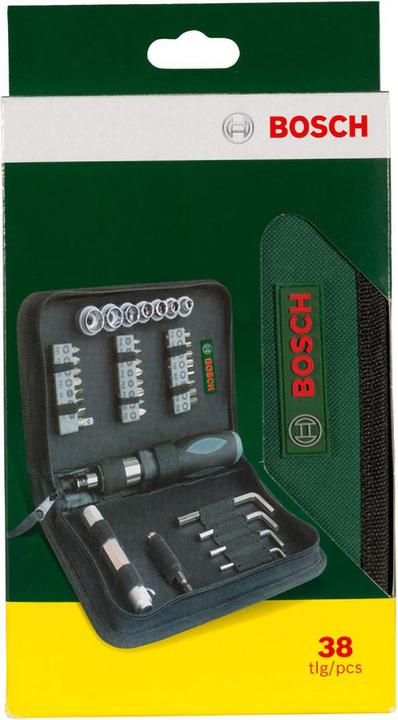 Produktbild Bosch Professional Heimwerker Werkzeugset in Tasc (Magnetisch, Vierkant-Adapter für Steckschlüssel, 13 mm)