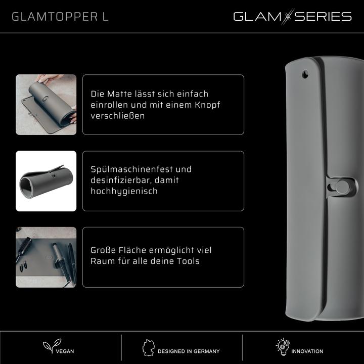 Actual product image GlamSeries GlamTopper L silicone topper heat-resistant