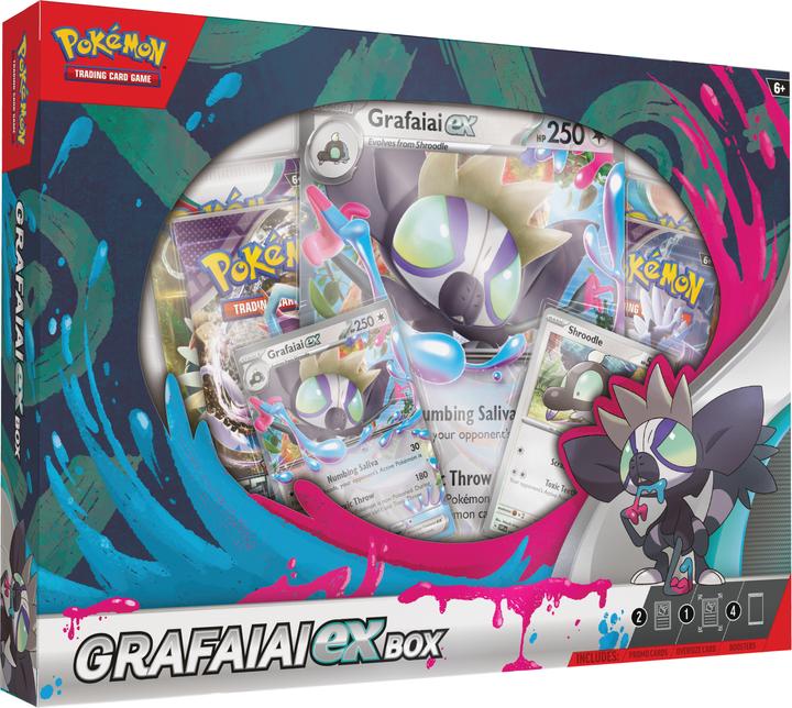 Actual product image Pokémon TCG - Grafaiai ex Box (English, Box Set & Collection)