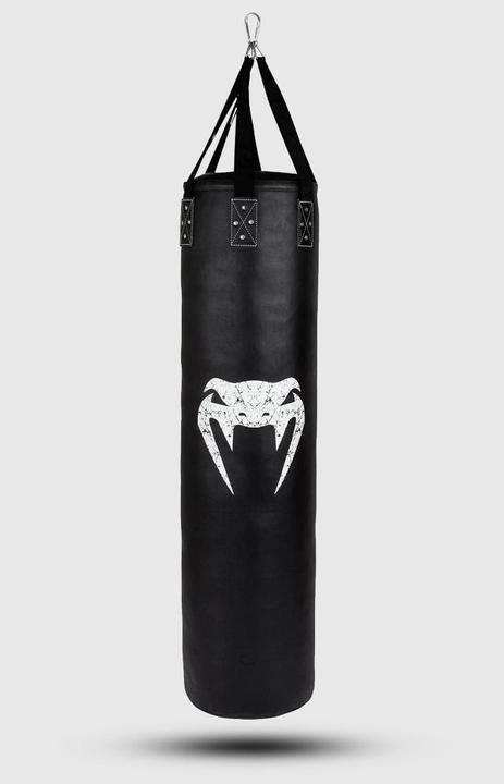 Actual product image Venum Challenger Heavy bag + Ceiling Hook - Black/White - Filled - 170cm (170 cm, 50 kg)