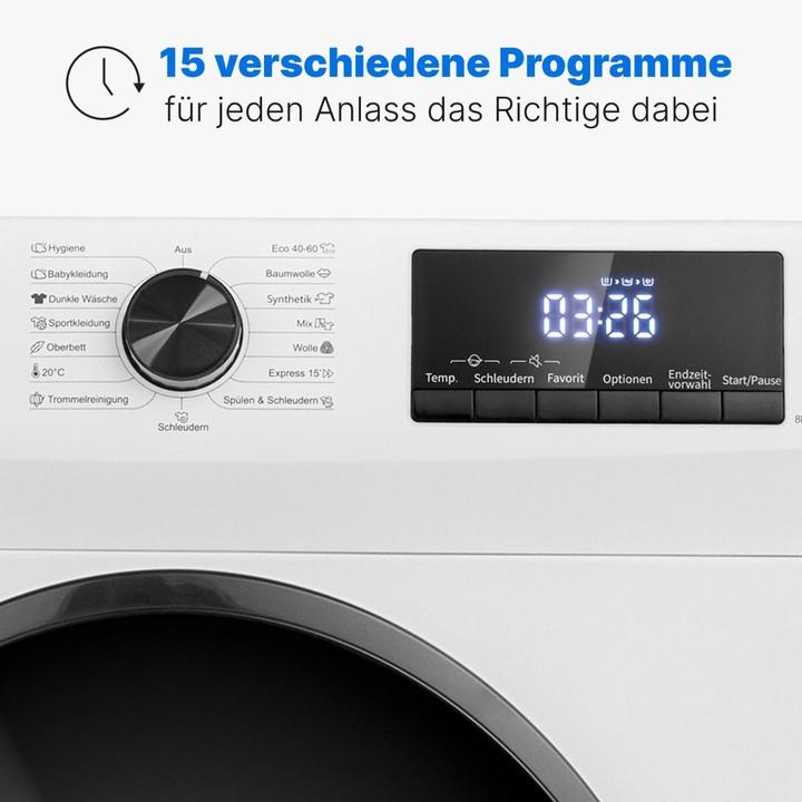 Actual product image Bomann WA 7185 w (8 kg, Left)