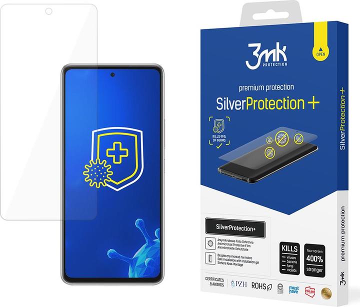 Immagine prodotto 3MK Silver Protect + Sam A53 5G A536 Pellicola antimicrobica montata ad umido (1 Pezzo/i, Samsung Galaxy A53 5G)