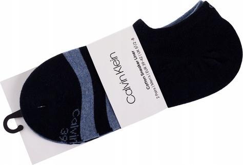 Produktbild Calvin Klein Socks Mens Liner 2p Sized Seth Socks, Blue Combo, 43/46 (43 - 46)