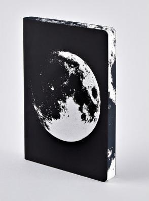 Image du produit Nuuna GRAPHIQUE - Carnet de notes Moon (A5, Pointillés, Couverture souple)