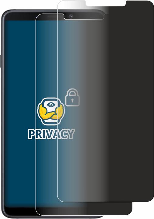 Produktbild BROTECT Sichtschutzfolie Anti-Spy Privacy Folie Blaulicht-Schutz (2 Stück, Samsung Galaxy A9 (2018))