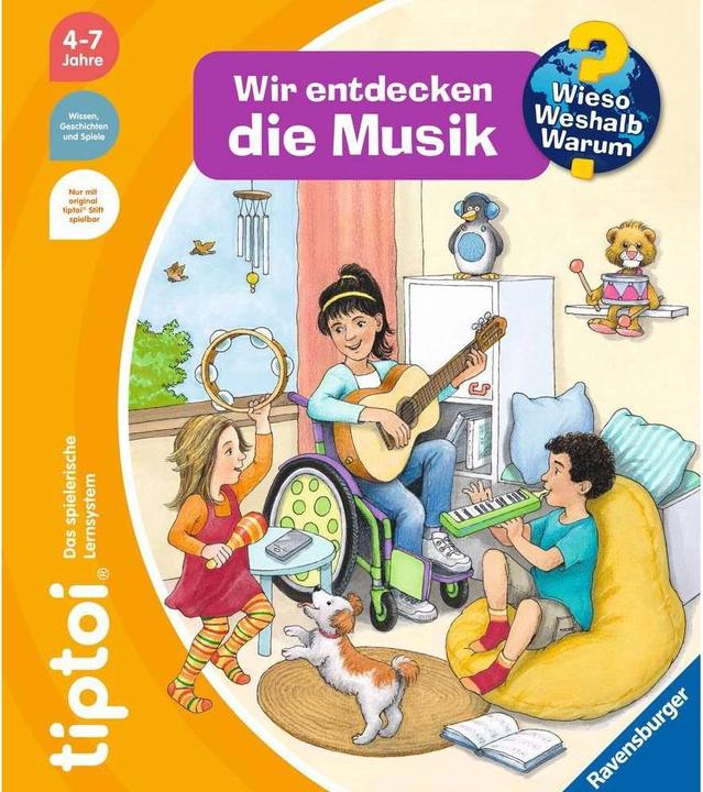 Actual product image tiptoi Wieso? Weshalb? Warum? Wir entdecken die Musik (German, Inca Friesian, Guido Wandrey, 2023)