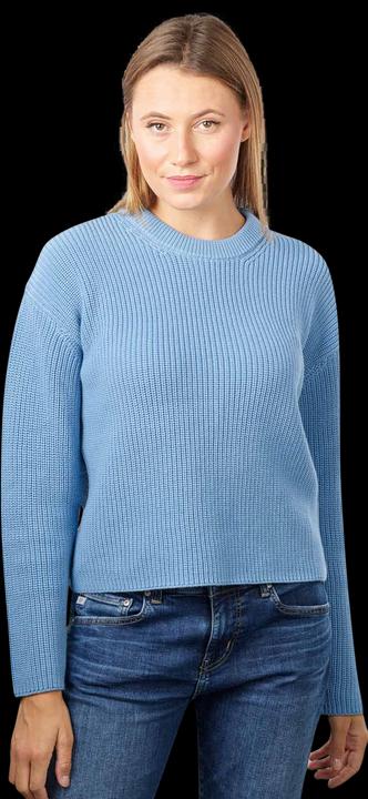 Armedangels Long Sleeve Nuriaa Pullover Round Neck Iceberg B