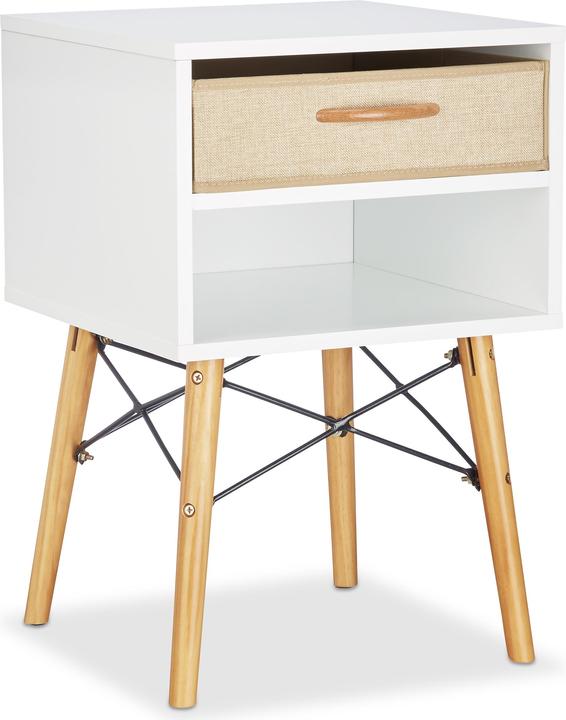 Image du produit Relaxdays Table de chevet 2 (40 x 42 x 61 cm)