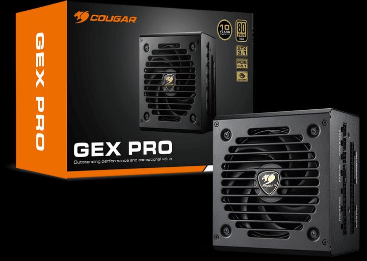 Produktbild Cougar Netzteil GEX PRO 750W ATX3.1 / 80 Plus Gold / Modular (650 W)