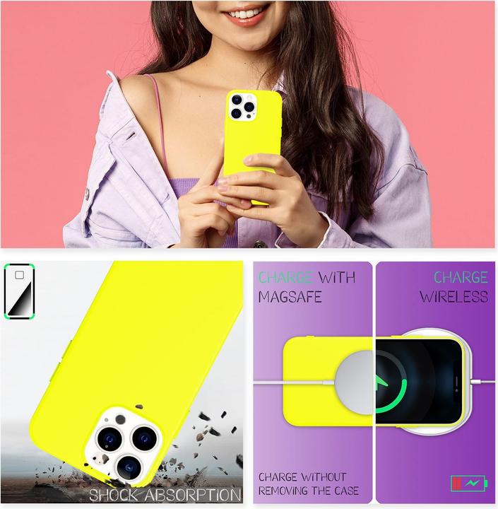 Produktbild Nalia Neon Silikon Handyhülle (Apple iPhone 13 Pro Max)