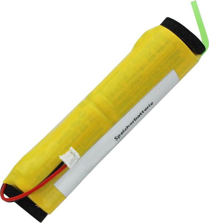 AccuCell Batterie 6 Volt mit 2 Stück BR-2/3A, mit Kabel und Stecker (2 Stk., 1200 mAh)
