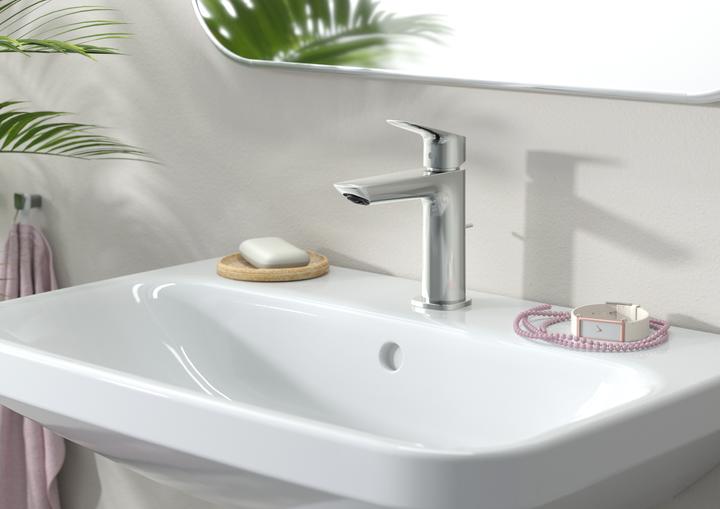 Produktbild hansgrohe Logis Einhebel-Waschtischarmatur 110 Fine mit Zugstangen-Ablaufgarnitur