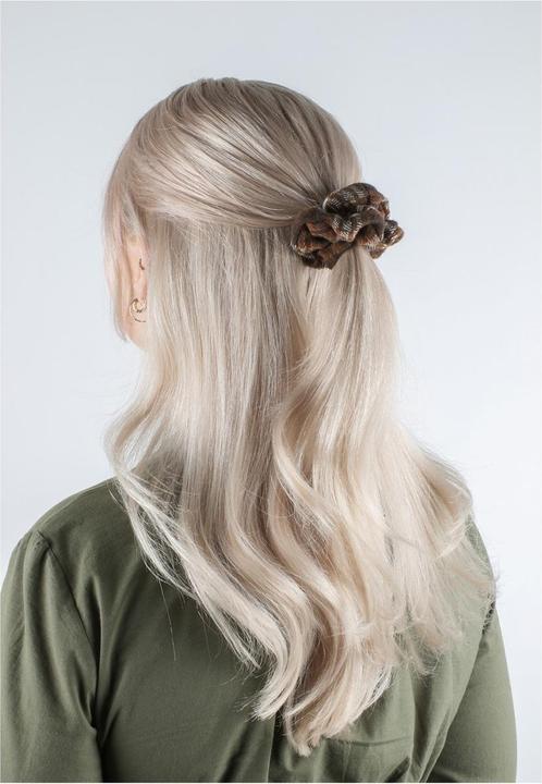 Produktbild Trisa Hair - English Check Hairband & Scrunchie, brown (Haarkamm)