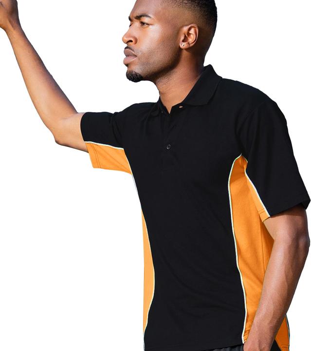 Produktbild Gamegear Track Piqué PoloShirt Kurzarm Einsätze in Kontrastfarbe (XL)