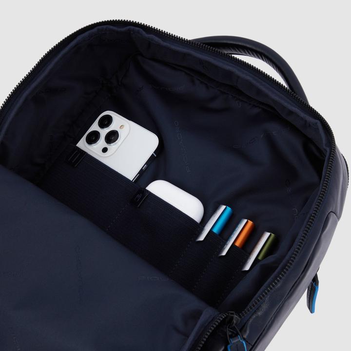 Actual product image Piquadro Blue Square - 14" laptop backpack with iPad® compartment (14 l)