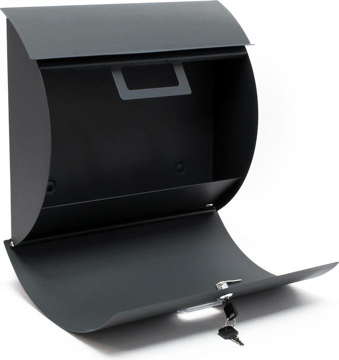 Actual product image Wiltec Mailbox Set Stand Letterbox V17 Single Postbox Letter Mail