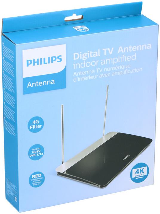Image du produit Philips Antenne DVB-T d'intérieur SDV6227/12 (Antenne d'intérieur, 47 dB, DVB-T / -T2, UKW / MW / LW)