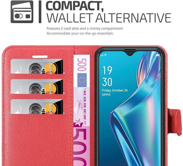 Produktbild Cadorabo Book mit Standfunktion Cover (Oppo A12)