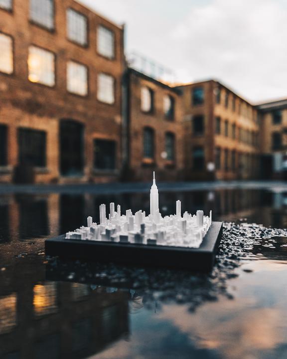 Actual product image Cityframes New York CityFrame Size S WTC (34 x 34 x 12 cm)