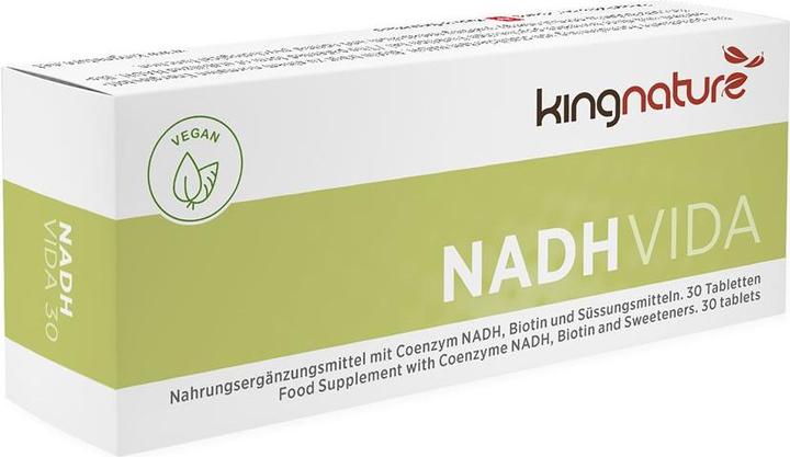 Produktbild Kingnature NADH Vida Tablette 20 mg (30 Stück, Tabletten, 21 g)