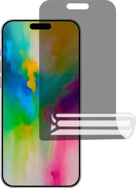 Cover-Discount iPhone 16 Plus - Display Schutzfolie PET Privacy Anti-Spy (1 Stück, Apple iPhone 16 Plus)