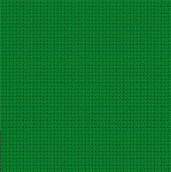 Actual product image Brixies Building board 50x50 Basic green