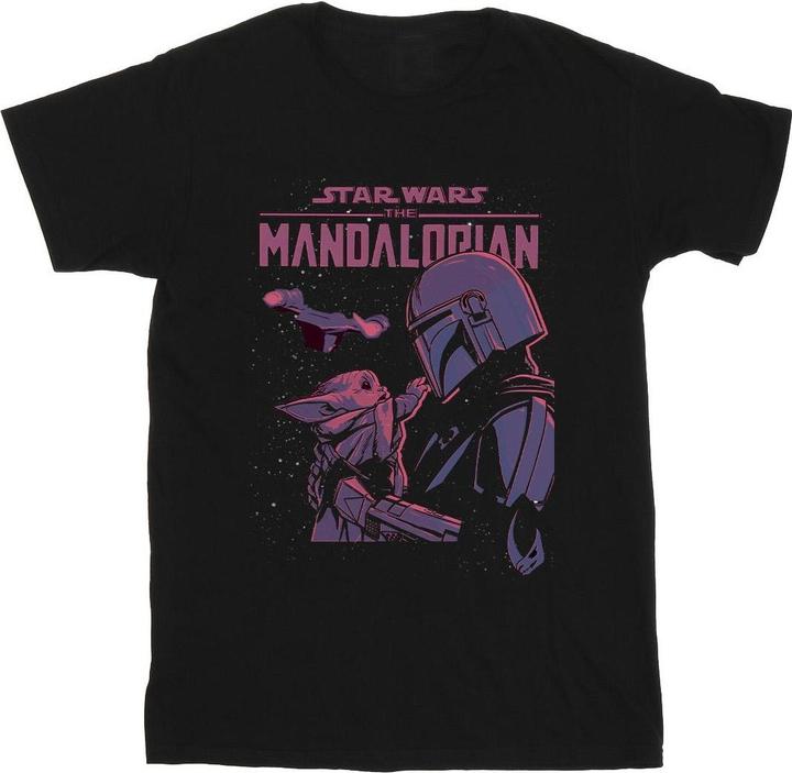 Image du produit Star Wars - T-shirt THE MANDALORIAN HELLO FRIEND - Homme (L)