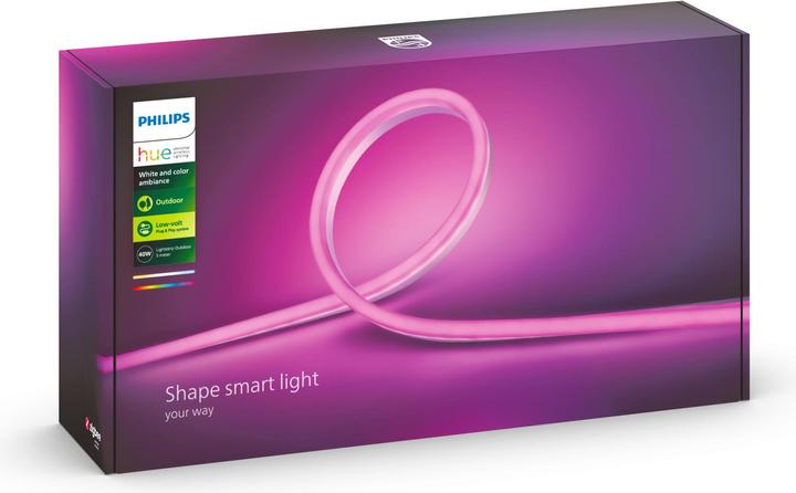 Produktbild Philips Hue Outdoor Lightstrip 5m DE-Stecker (Mehrfarbig, 500 cm, Outdoor)