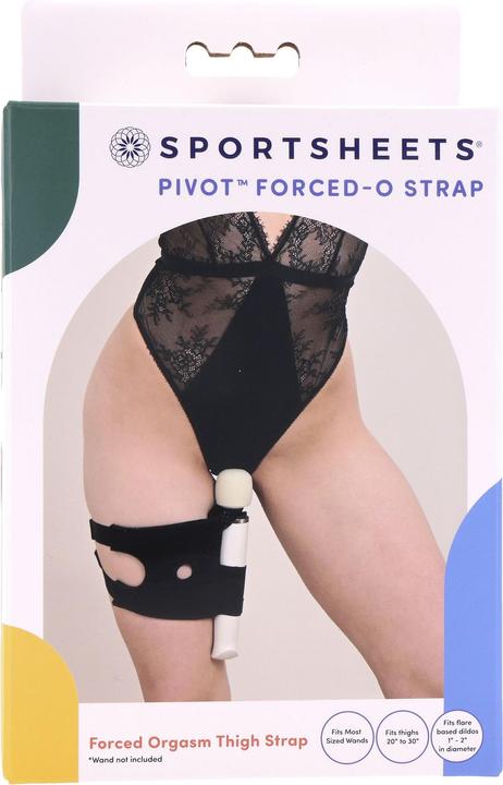 Image du produit Sportsheets Pivot 2 en 1 Forced-O Strap - Noir