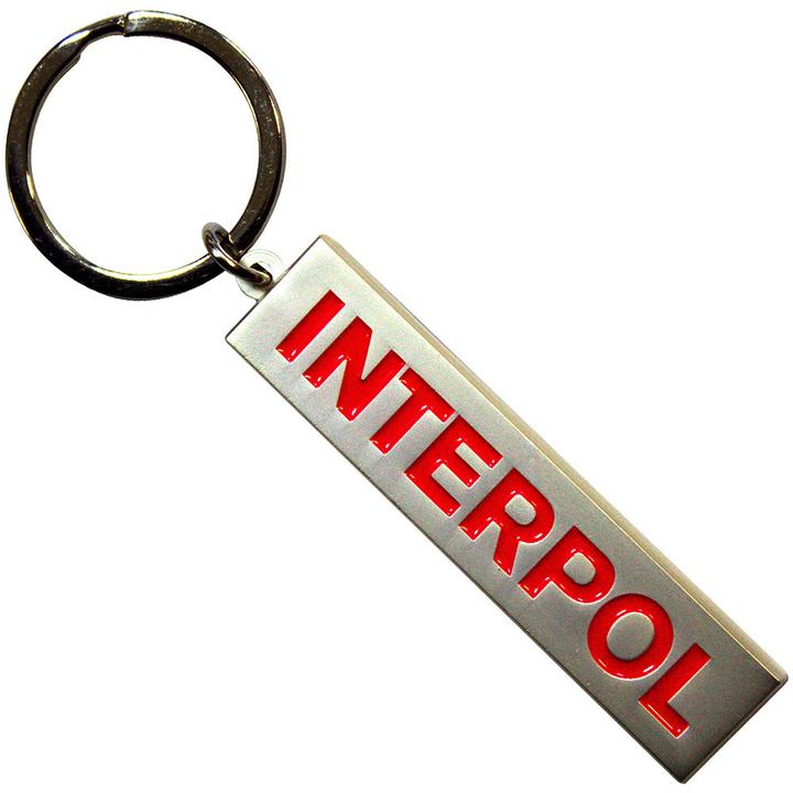 Produktbild Interpol Text Logo Schlüsselanhänger