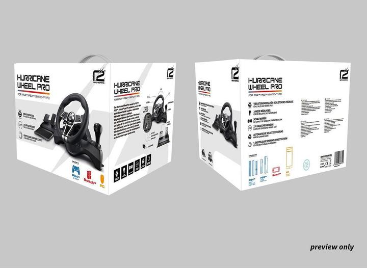 Actual product image ready2gaming Hurricane Wheel Pro (PC, PS3, PS4, Switch)