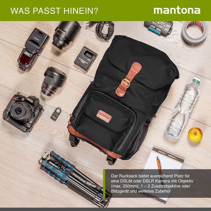 Immagine prodotto mantona Zaino fotografico retrò Luis junior (Zaino per fotocamera, 30.69 l)