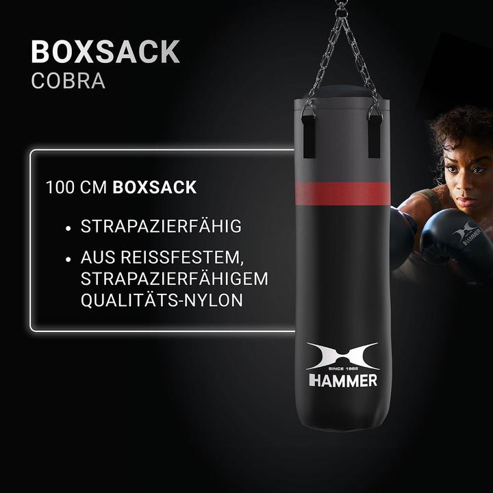 Produktbild Hammer Fitness Boxsack Home Fit Cobra (100 cm, 19 kg)