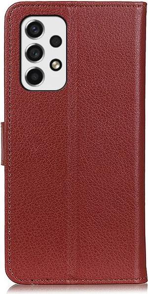 Actual product image MU Classic Litchi Leather Bookcover Series (Samsung Galaxy A53 5G)