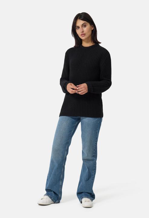 Actual product image Cash-Mere Grobgestrickter Wolle Kaschmir Rundhals Pullover (L)
