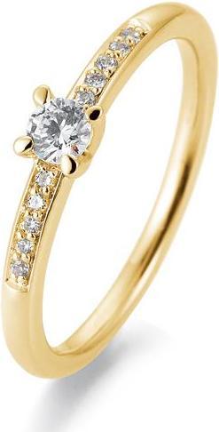 Image du produit Breuning Bague de fiançailles Pavé (55, Or 585/14 K)