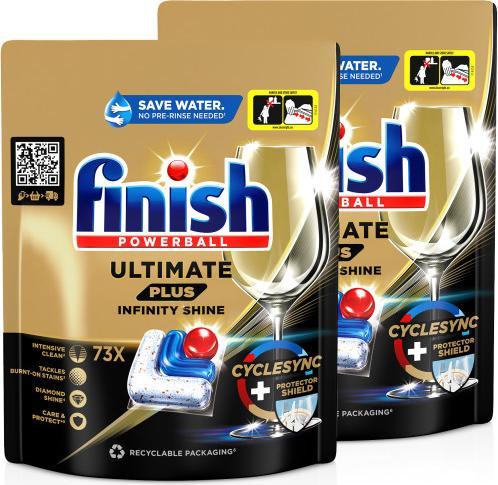 Immagine prodotto Finish Ultimate Plus Infinity Shine (Compresse, 146 x)